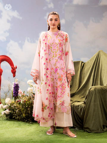 3 PC UN-STITCHED (SHIRT TROUSER & DUPPATA)