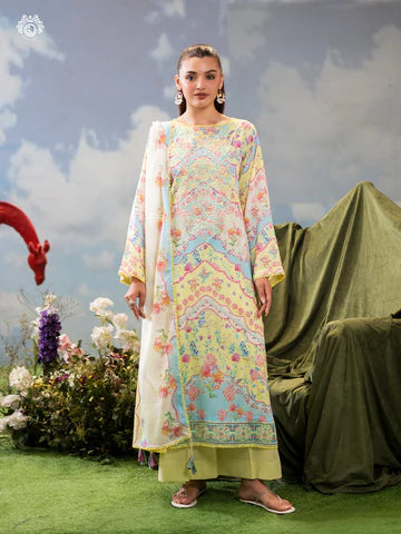 3 PC UN-STITCHED (SHIRT TROUSER & DUPPATA)