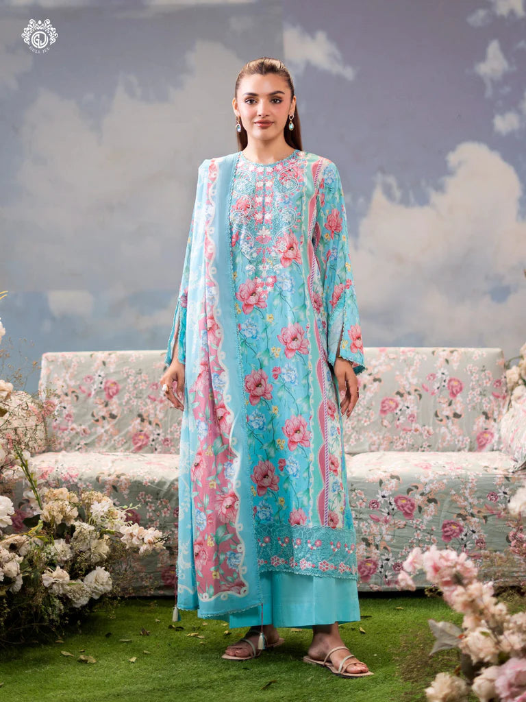 3 PC UN-STITCHED (SHIRT TROUSER & DUPPATA)
