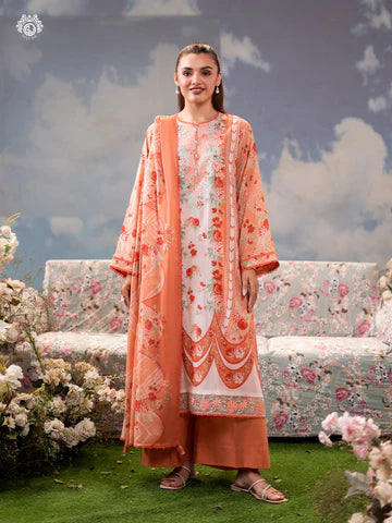3 PC UN-STITCHED (SHIRT TROUSER & DUPPATA)